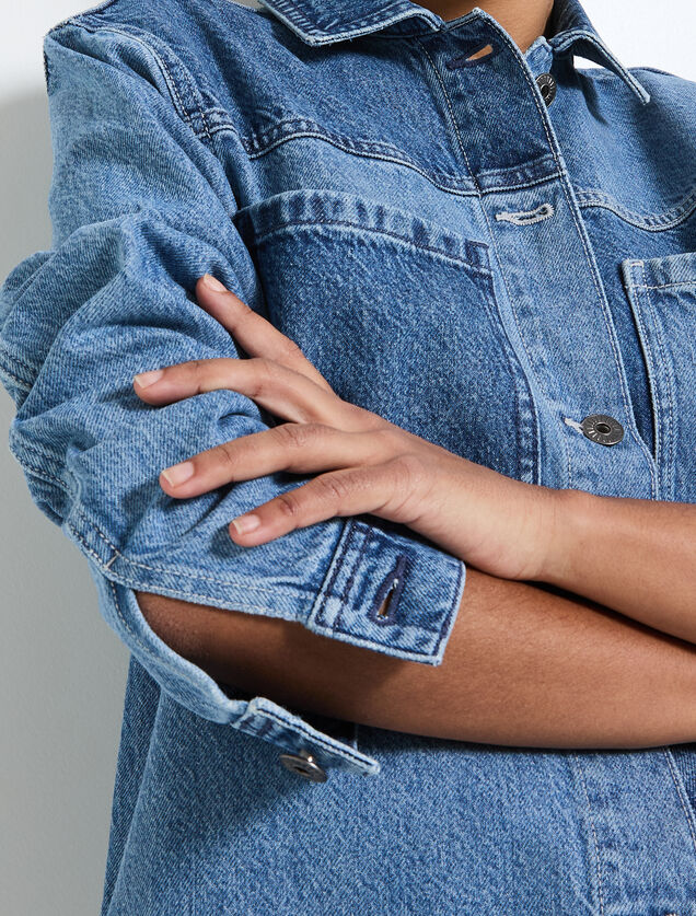 Veste en jean femme