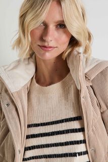 Doudoune velours femme