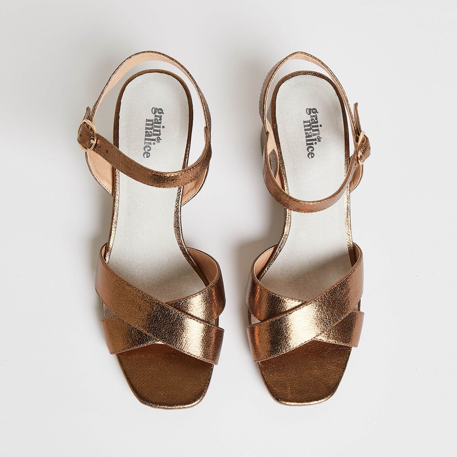 Sandales irisées femme
