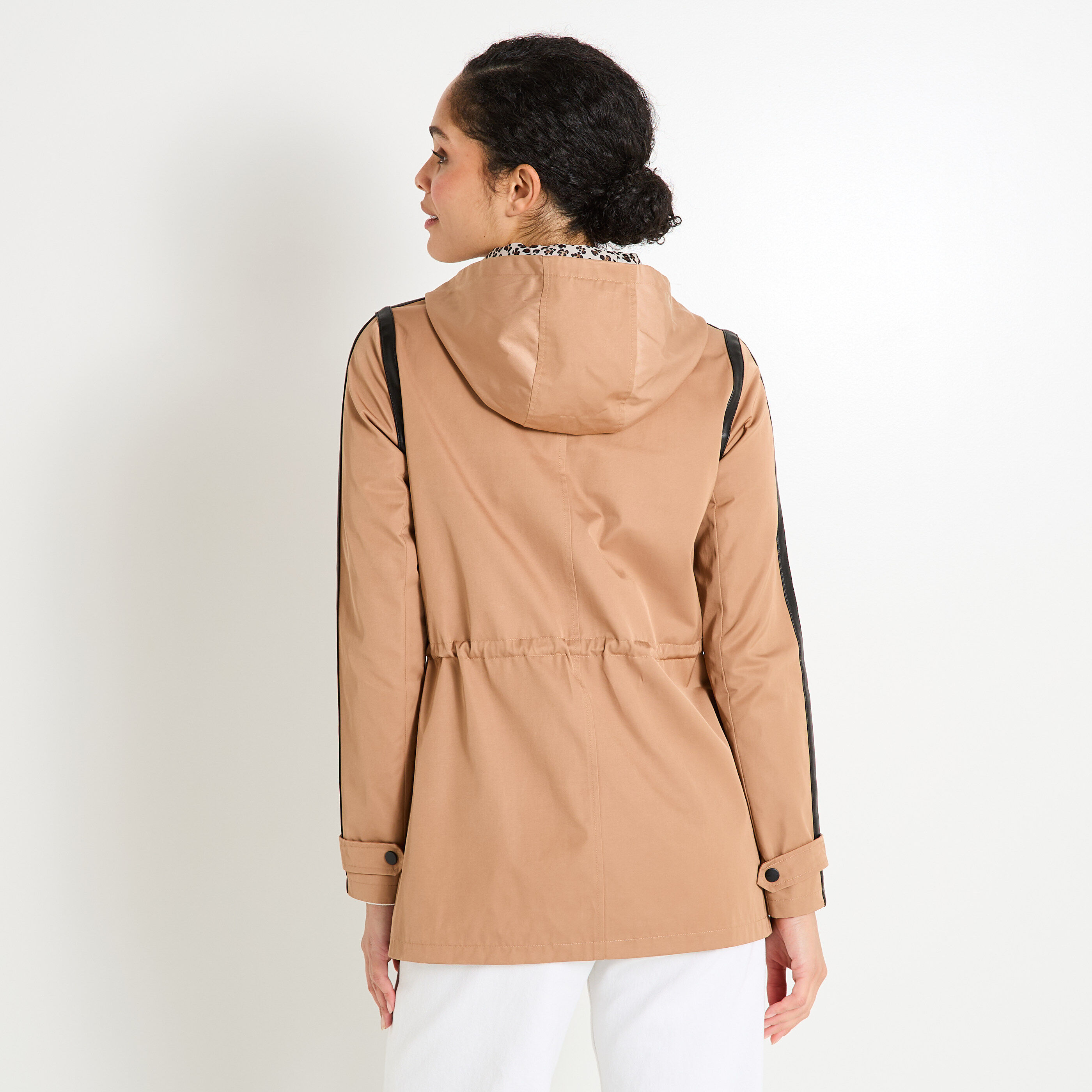 Parka d&eacute;perlante femme