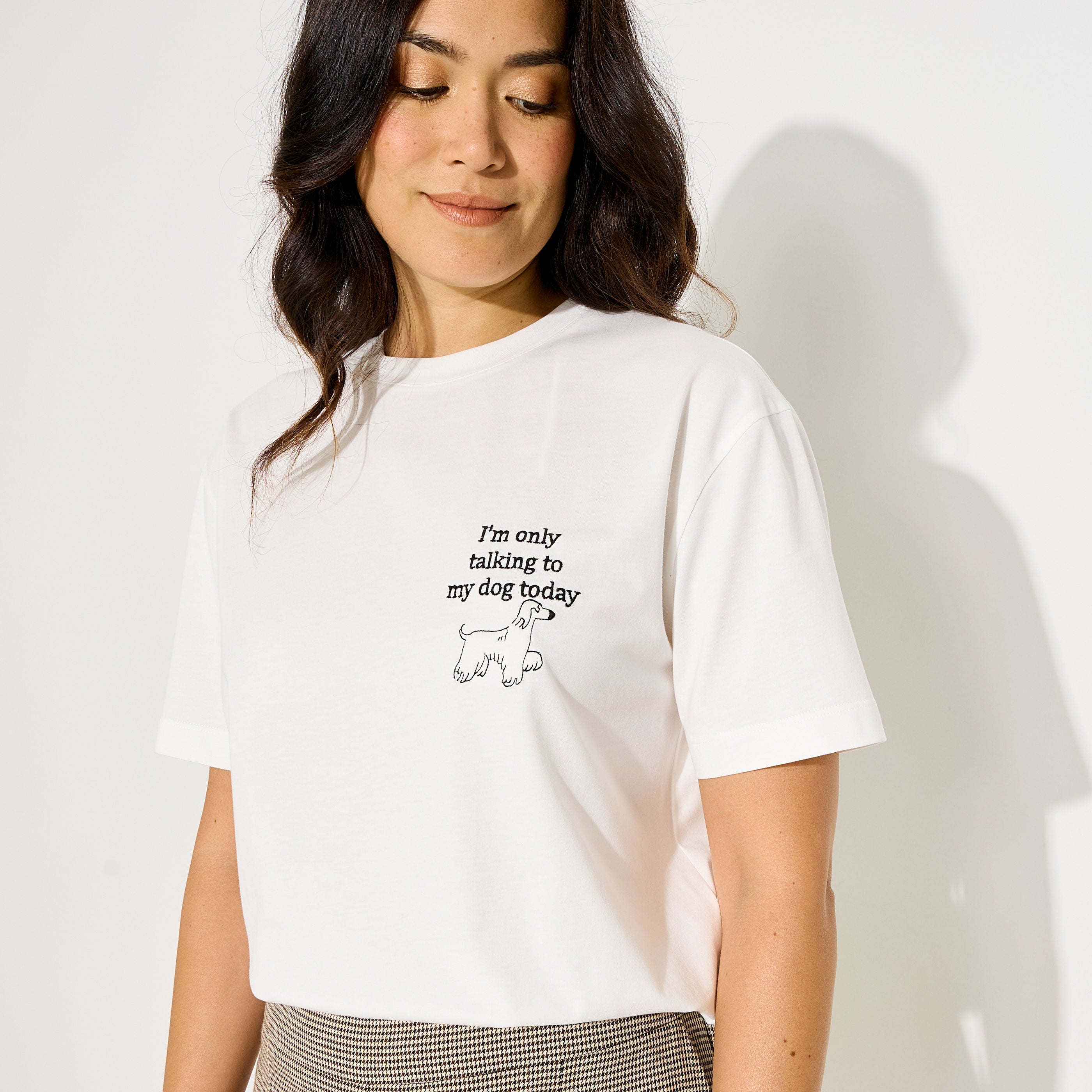 T-shirt col rond femme