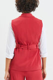 Veste tailleur sans manche femme