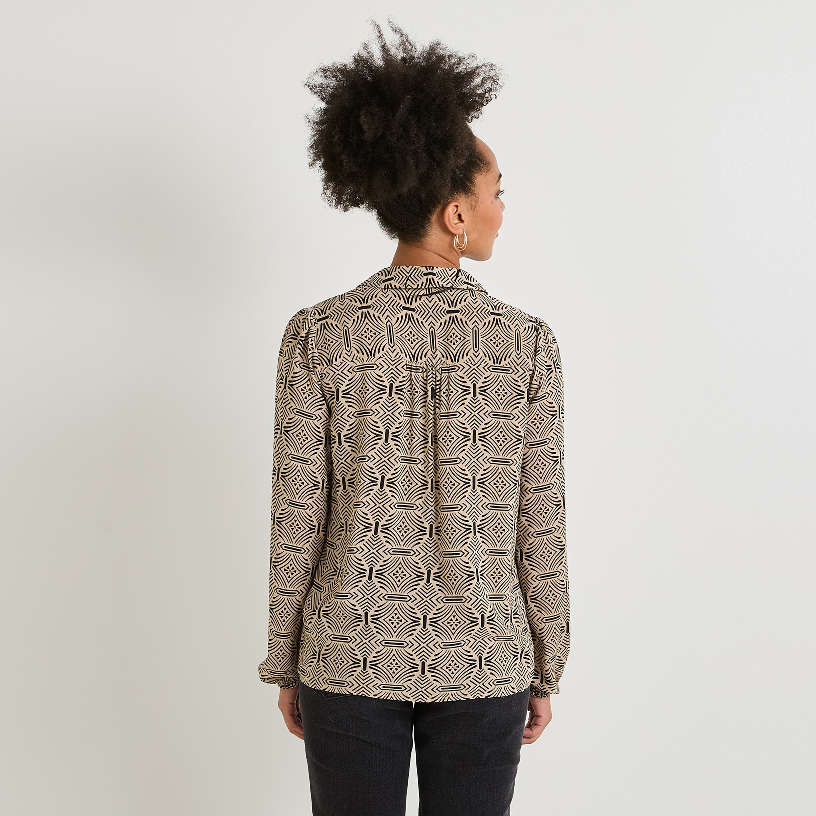 Blouse imprim&eacute;e femme