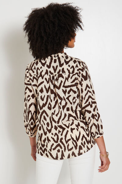 Blouse imprimée femme
