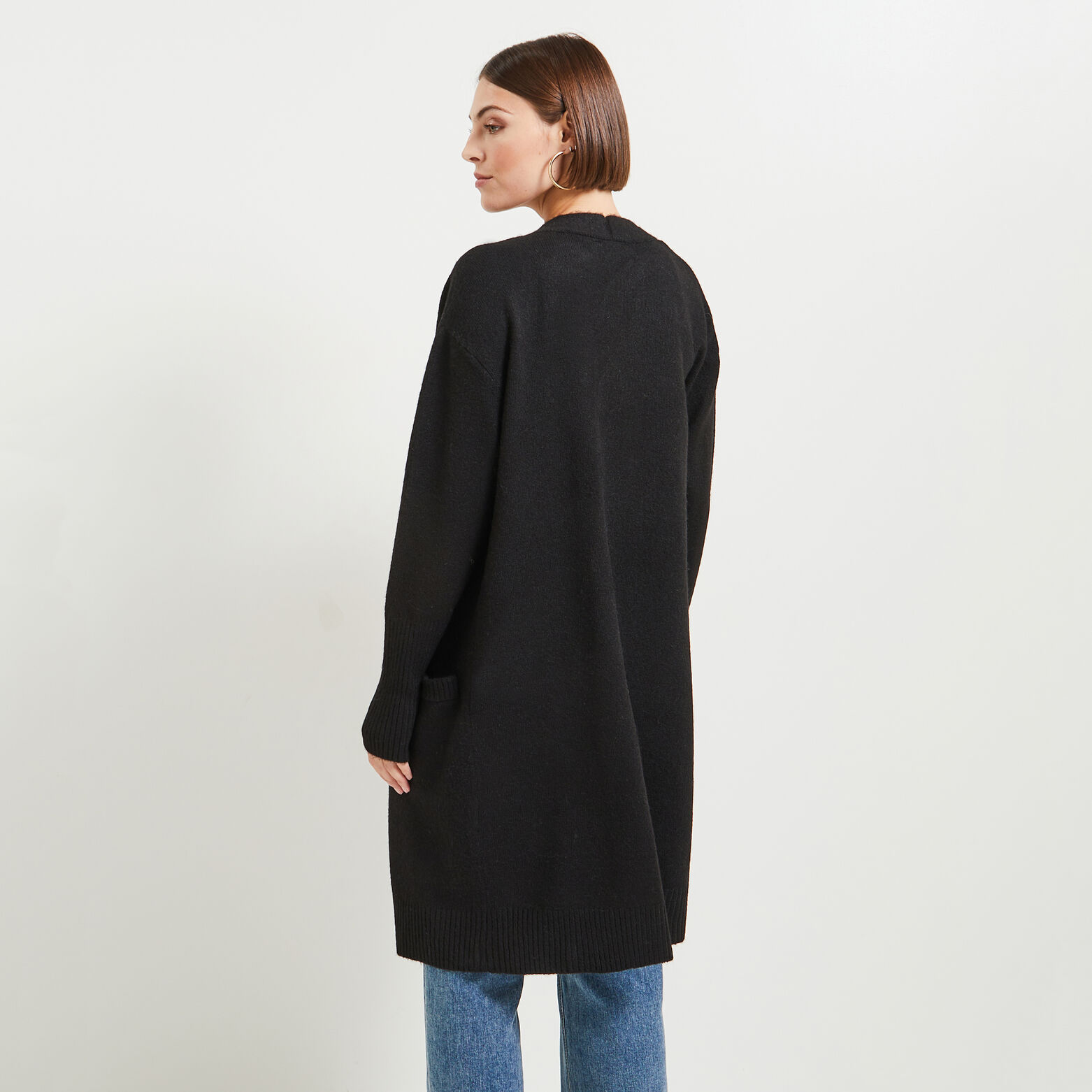 Gilet long femme