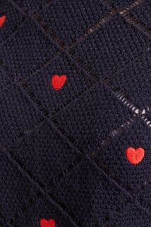 Pull ajouré fantaisie femme