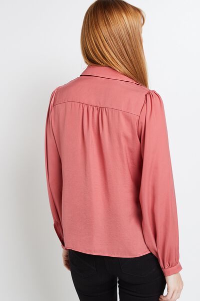 Chemise en satin femme