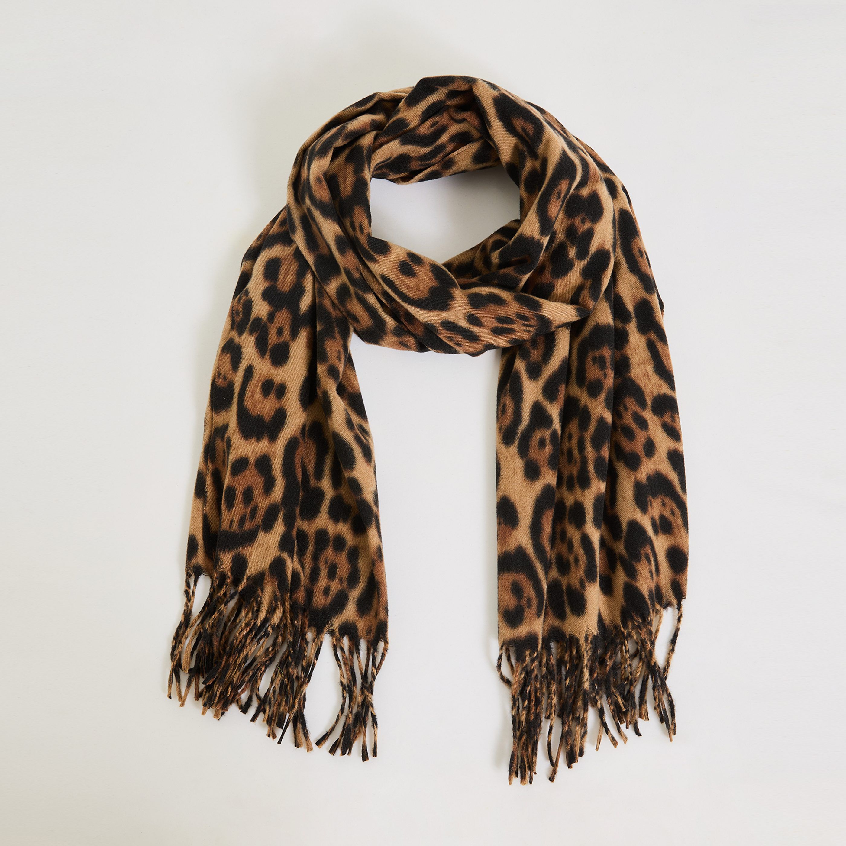 Echarpe l&eacute;opard femme