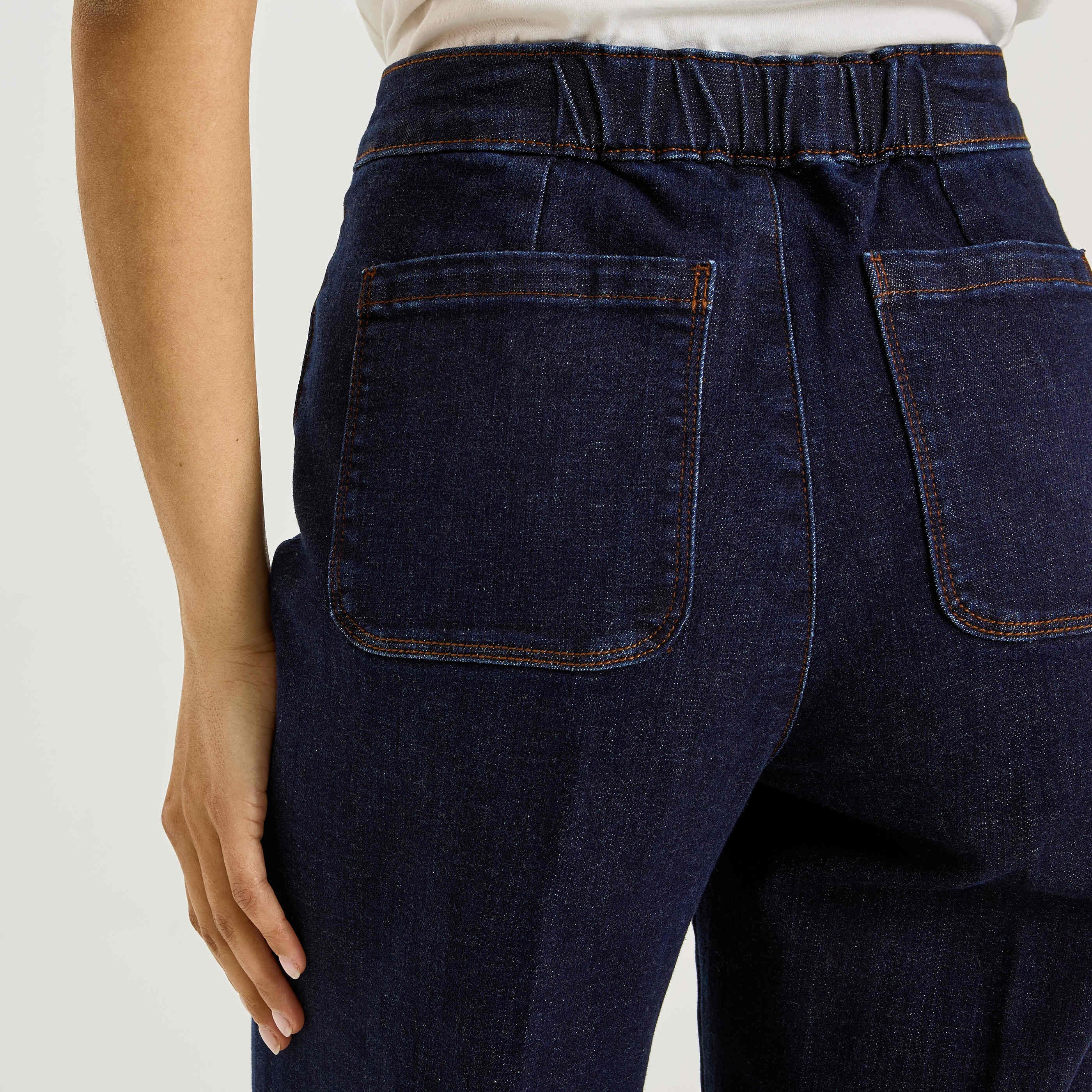 Jean flare pont TPOMPON TALL F02 femme