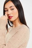 Pull tricot fantaisie femme