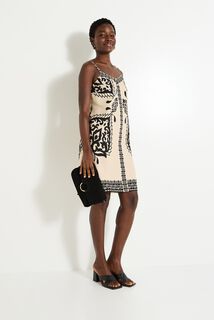 Robe courte imprimée femme
