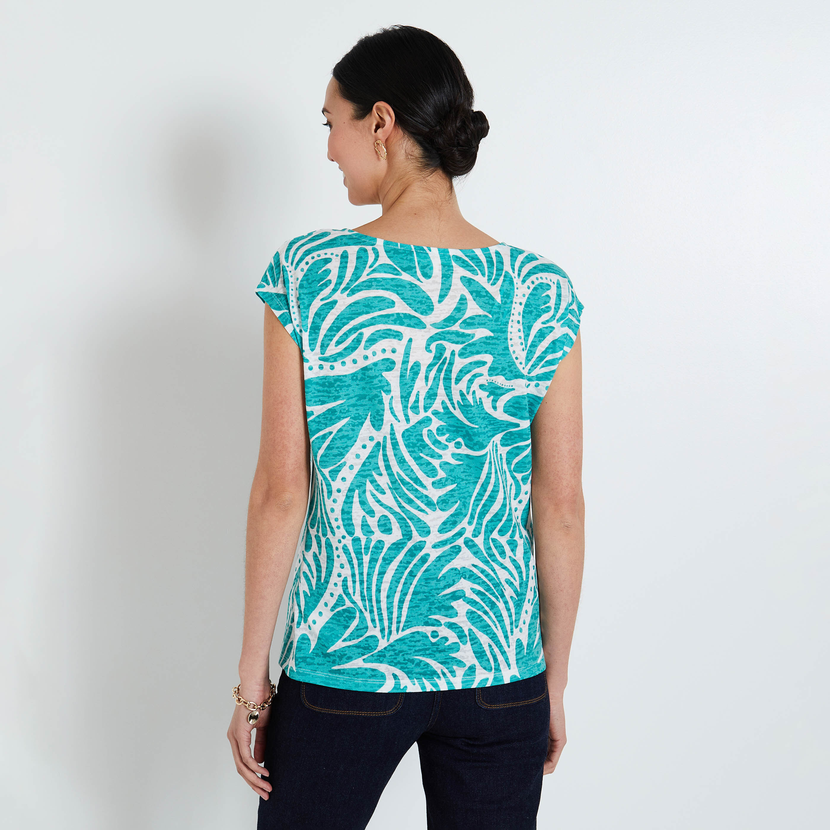 Tshirt imprim&eacute; femme