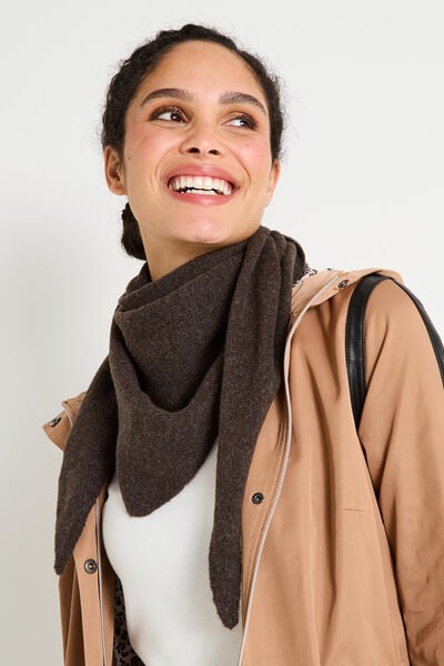 Écharpe forme triangle femme