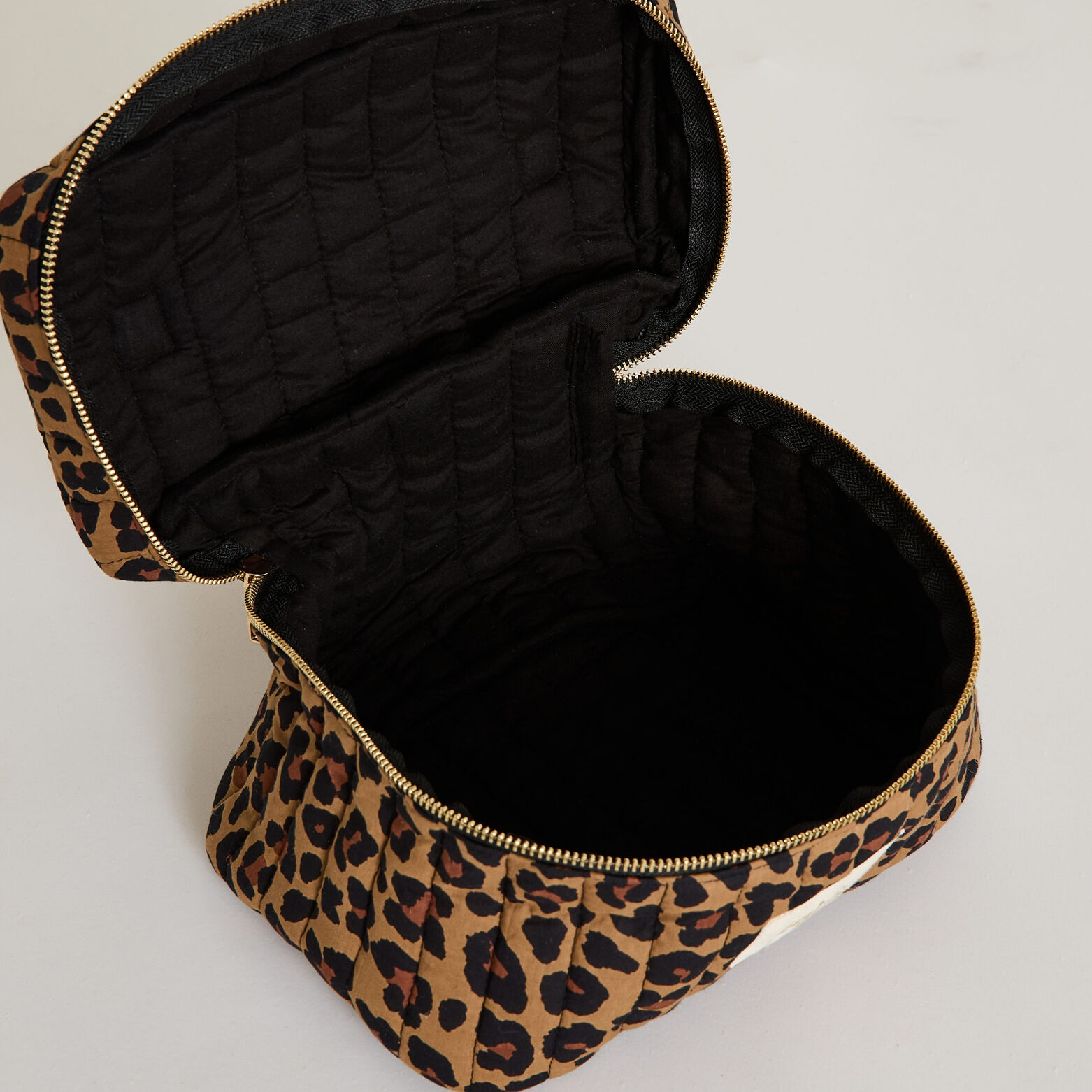 Trousse de voyage imprimé léopard femme