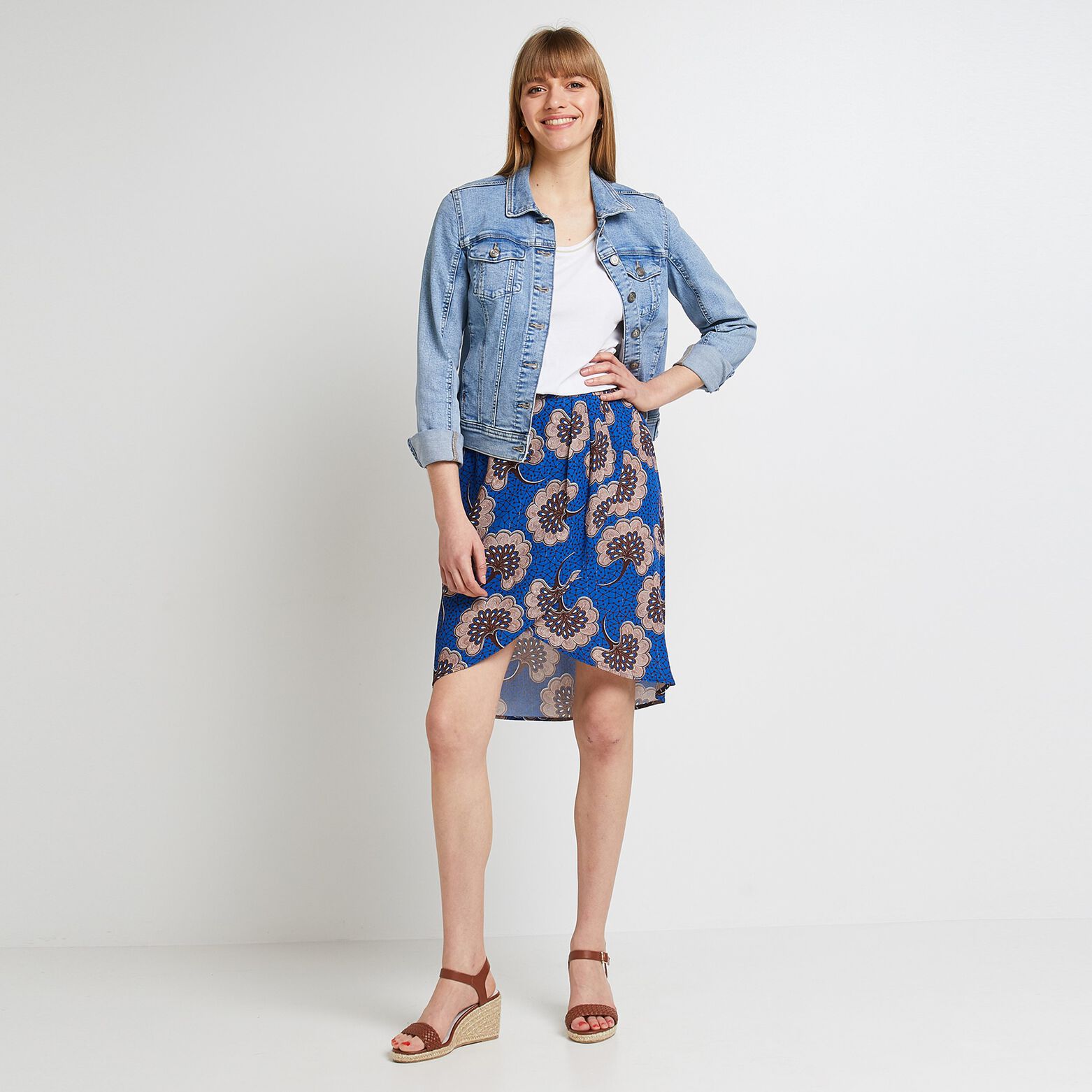 Jupe portefeuille femme