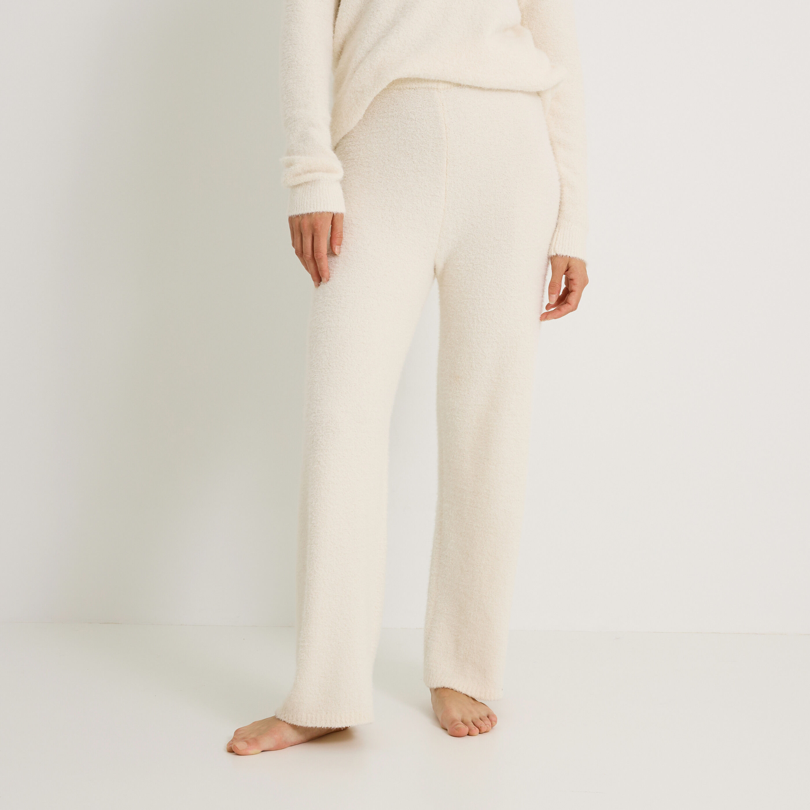 Pantalon fluffy femme