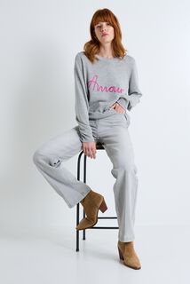 Pull col rond femme