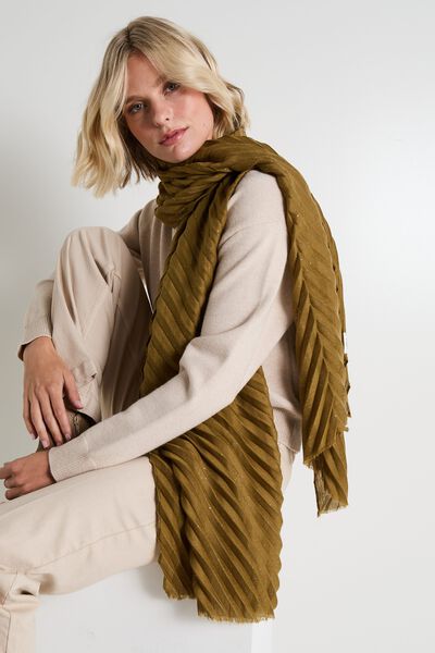 Etole longue plissée femme