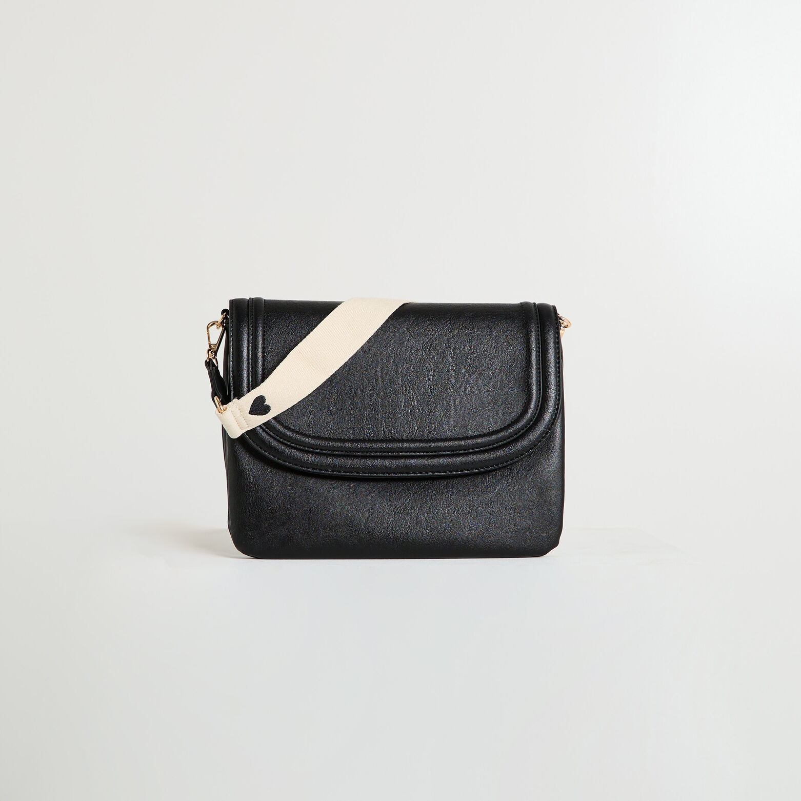 Sac zippé à rabat femme