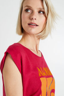 Tshirt print femme