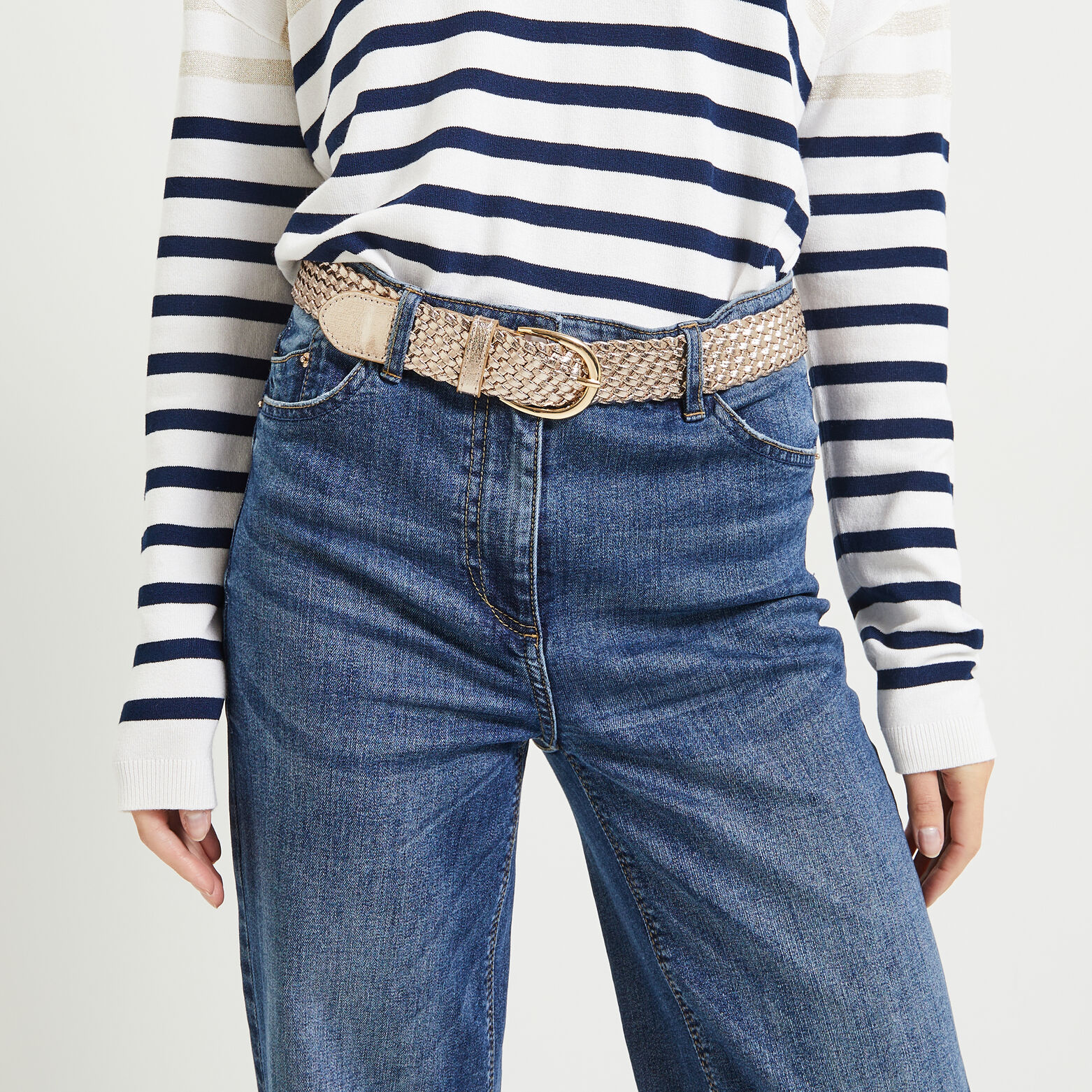 Ceinture tressée femme