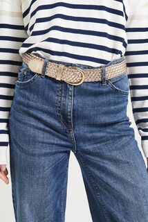 Ceinture tressée femme