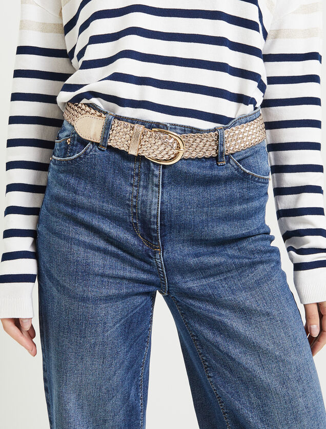 Ceinture tressée femme