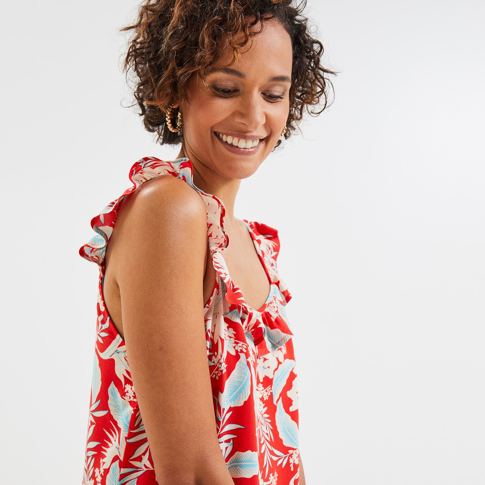Robe imprimée femme