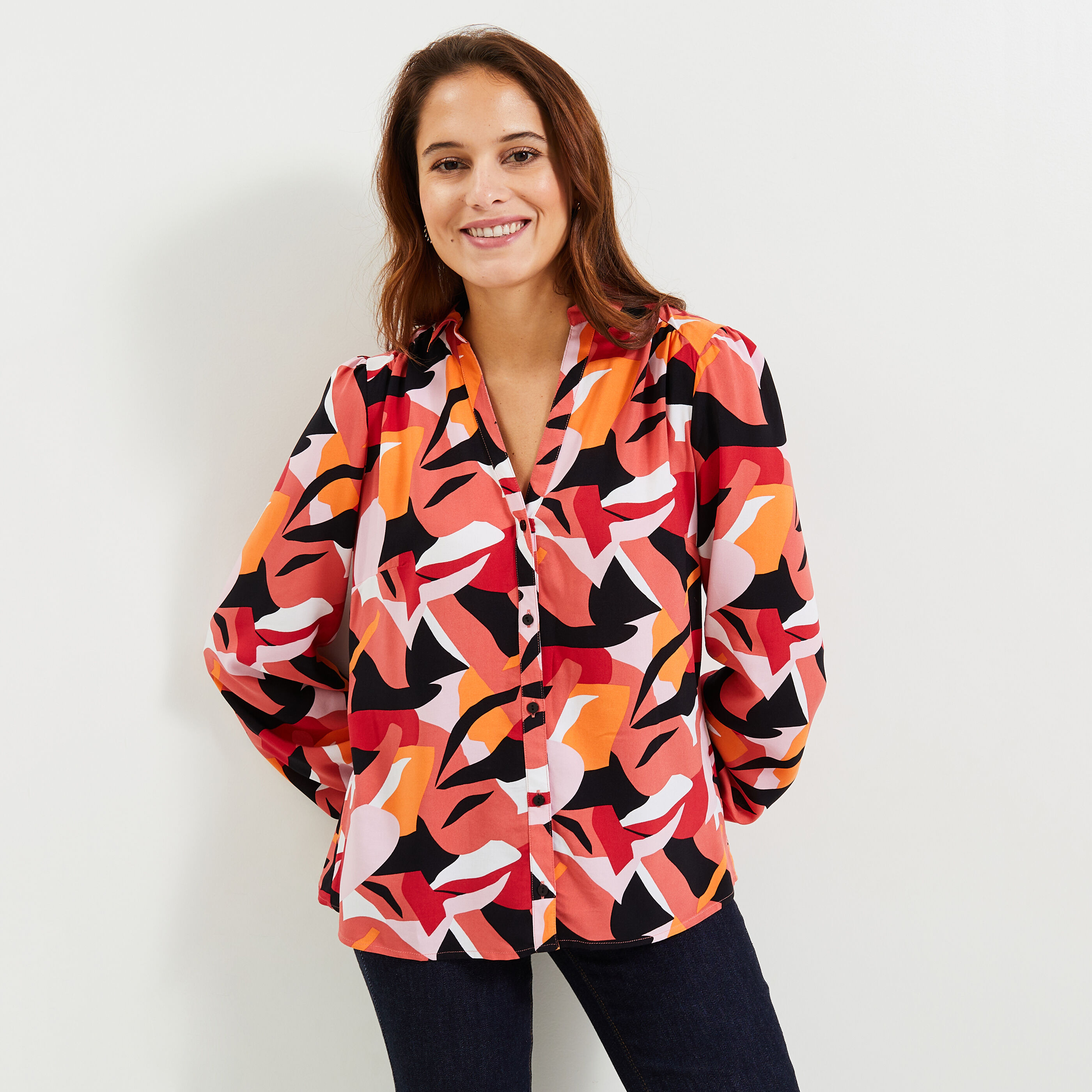 Chemise hot sale imprimée femme