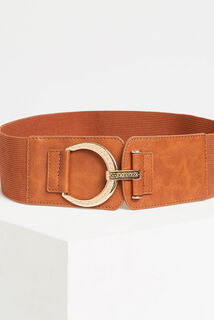 Ceinture large élastique femme