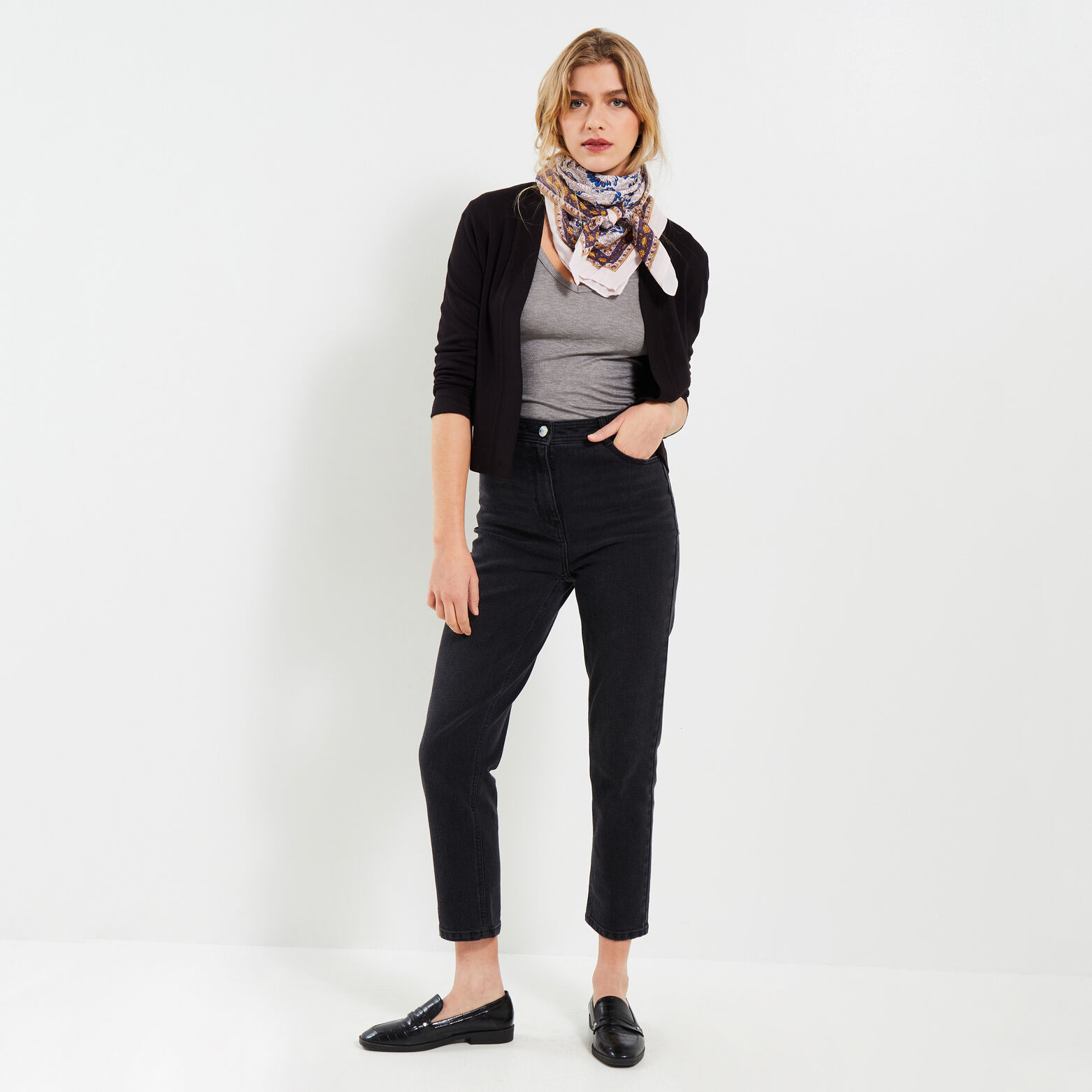 Gilet court femme