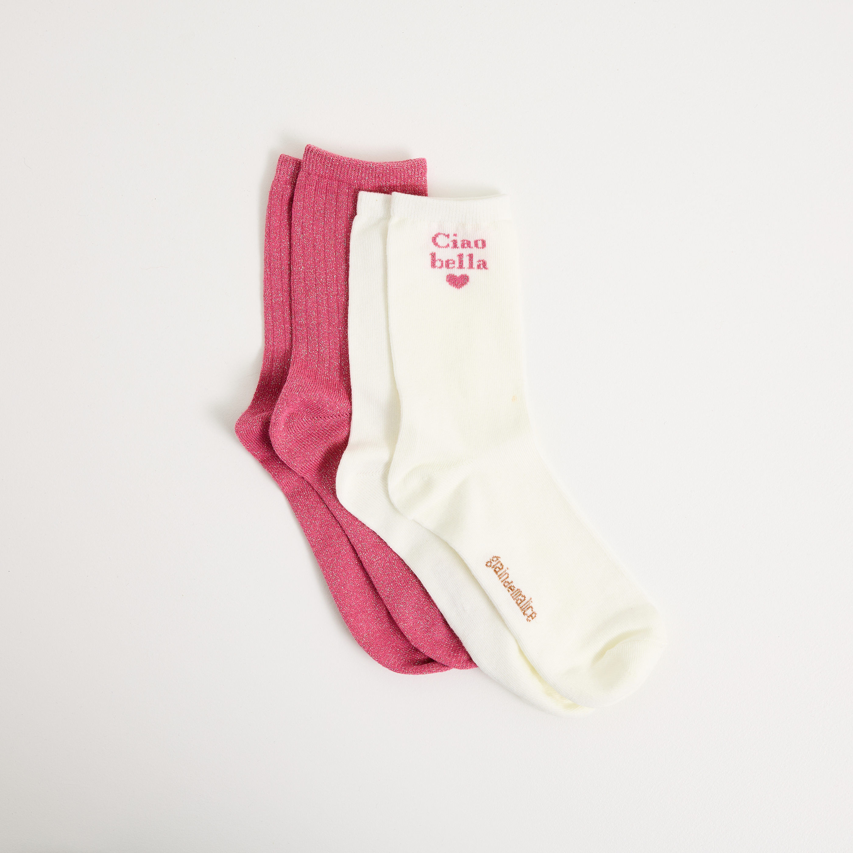 Lot de 2 paires de chaussettes femme