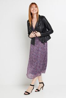 Robe longue imprimée femme