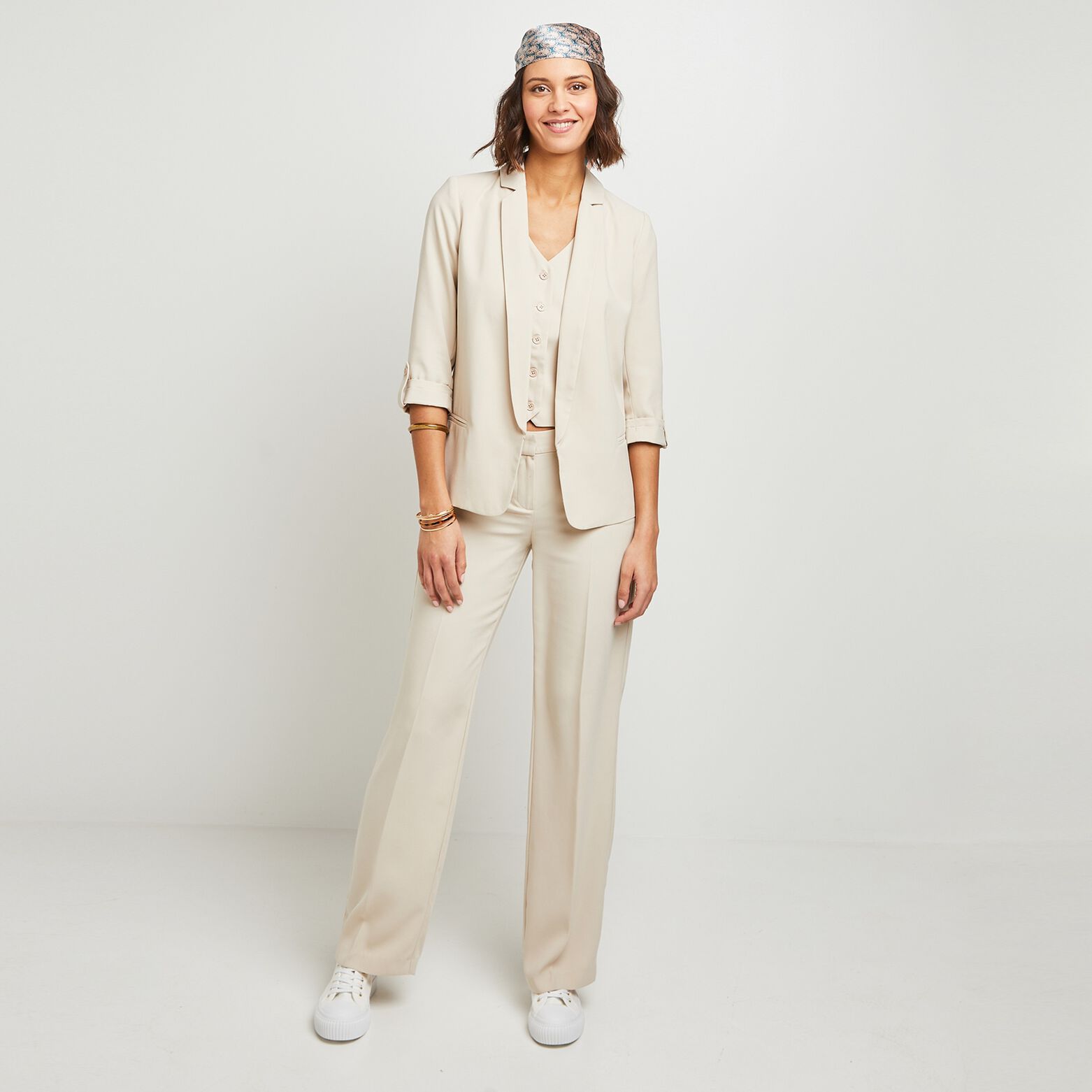 Pantalon large femme