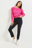 Pull col rond femme