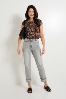 T-shirt col rond femme