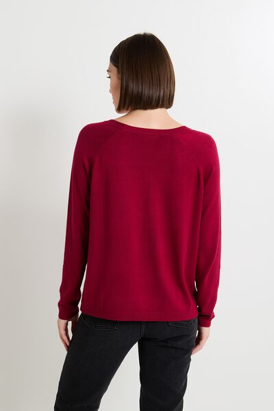 Pull col rond femme