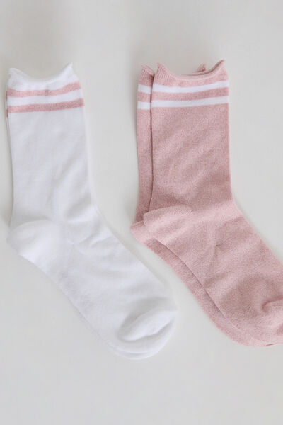 Lot de 2 paires de chaussettes femme