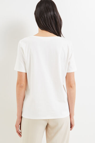 Tshirt perlé femme