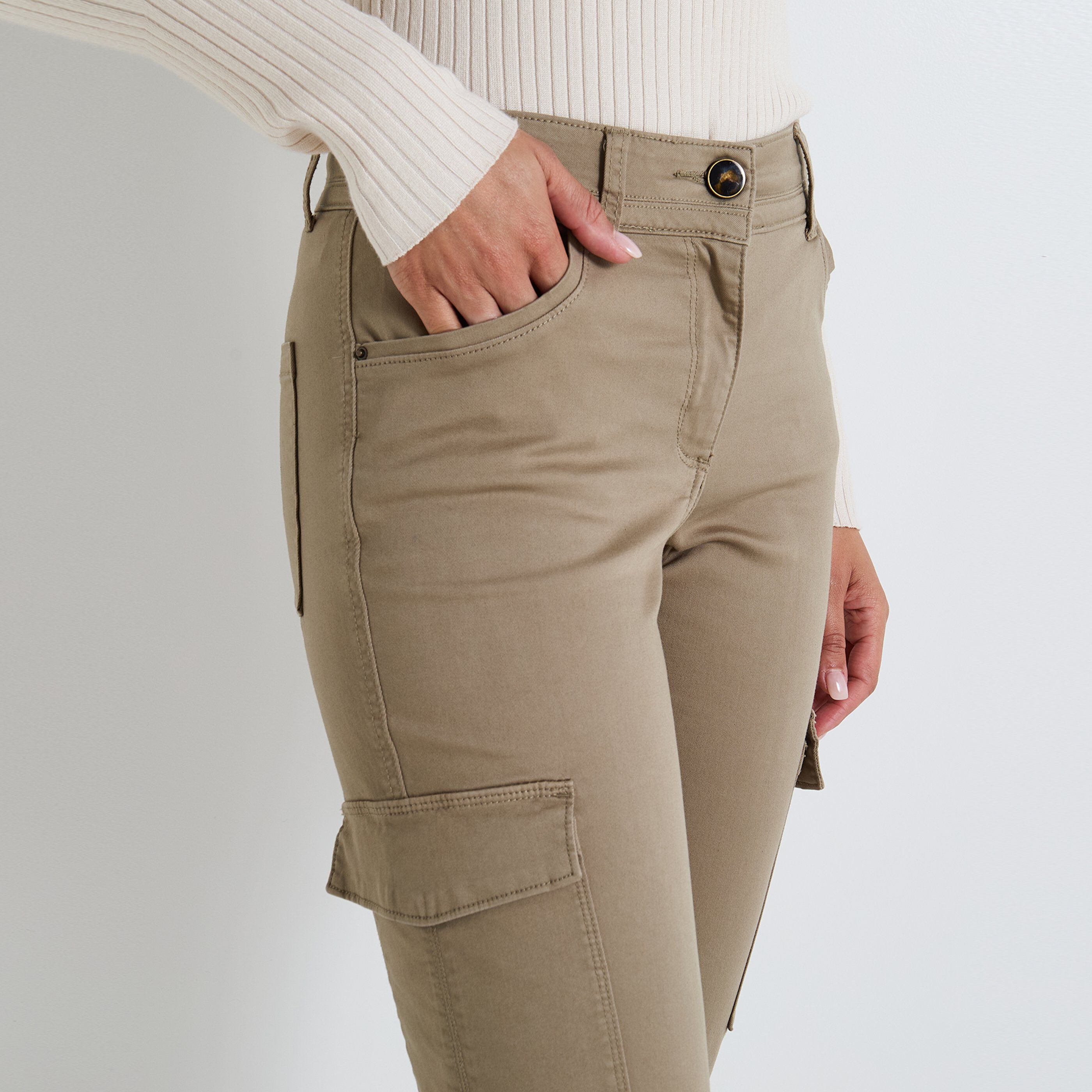 Pantalon cargo femme