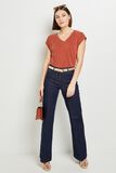 T-shirt col V femme