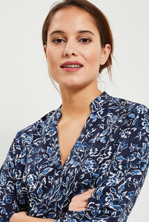 Robe fluide imprimée femme