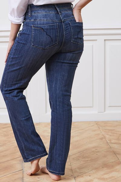 Jean droit taille haute ROME femme