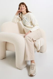Sweat imprimé tennis femme
