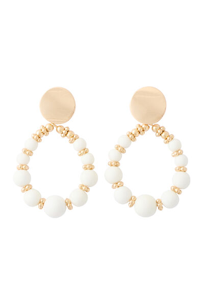 Boucles d'oreilles gouttes perles