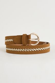 Ceinture détail tressé femme