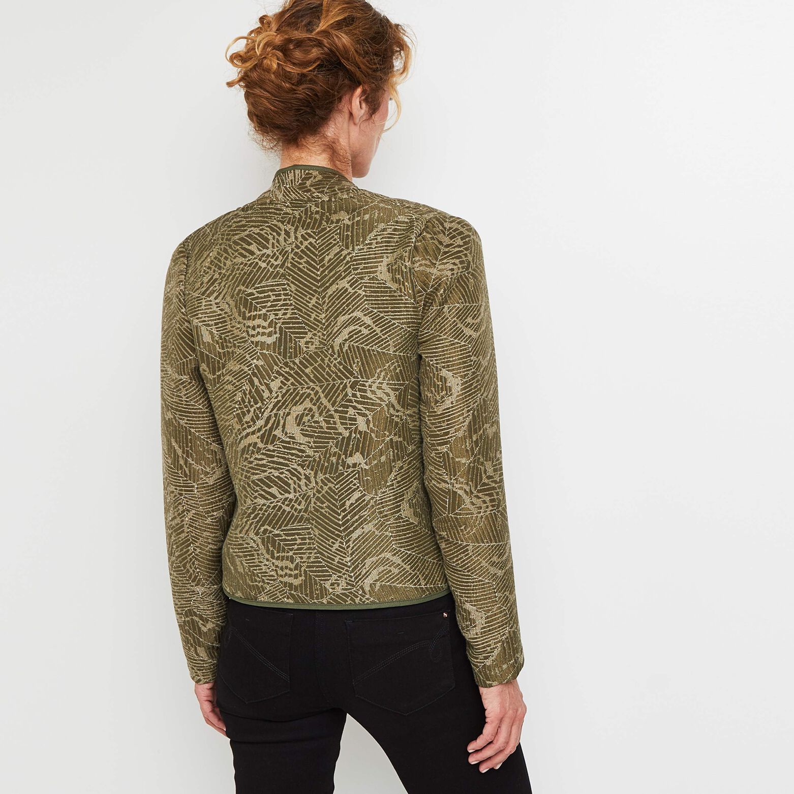 Veste jacquard femme