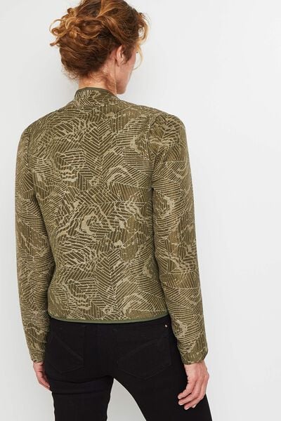 Veste jacquard femme