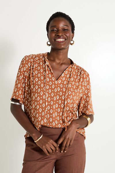 Blouse imprimée femme