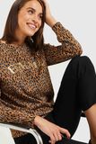 Sweat léopard femme